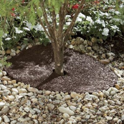 30 Inch Recycled Rubber Mulch Tree Ring Garden Plant