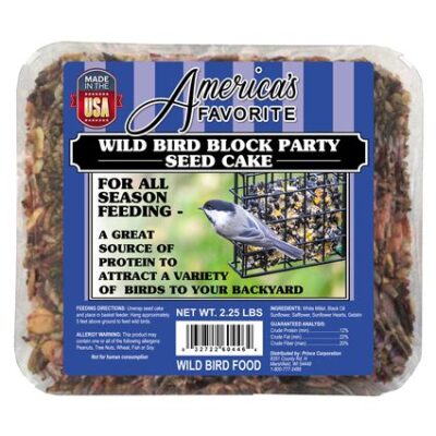 America's Favorite Bird Block Party Large Seed Cake Garden Plant