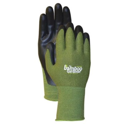 Bellingham Bamboo Liner Nitrile Palm Gloves Garden Plant