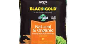 Black Gold Natural and Organic Potting Mix Plus Fertilizer Garden Plant
