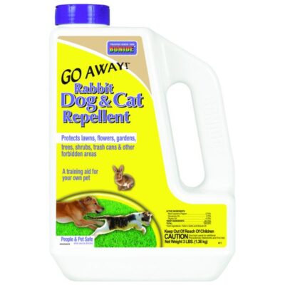 Bonide Go Away Rabbit Dog and Cat Repellent Shaker Garden Plant