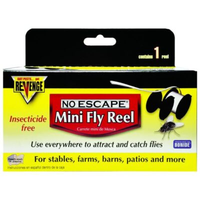 Bonide Revenge Mini Reel Kit Sticky Fly Tape Garden Plant