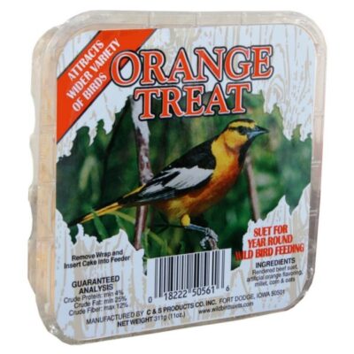 CS Generic 11 Ounce Orange Treat Suet Garden Plant