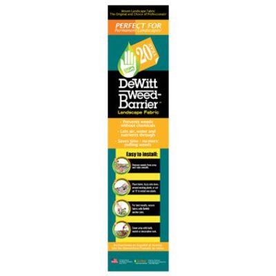 Dewitt Weed-Barrier Landscape Fabric 20 Year Garden Plant