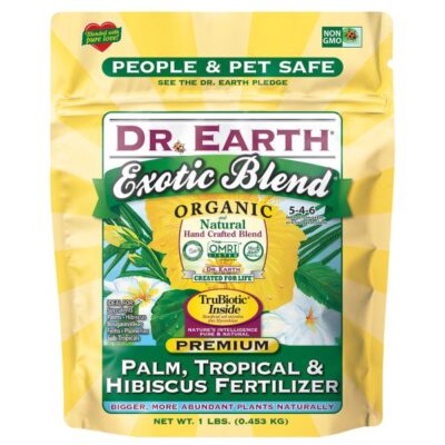 Dr Earth Exotic Blend Palm Tropical and Hibiscus Fertilizer 6-4-6 Garden Plant