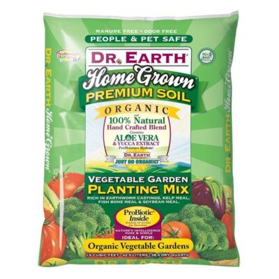 Dr Earth Home Grown Premium Organic Vegetable Garden Planting Mix Garden Plant