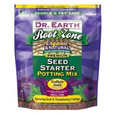 Dr Earth Root Zone Organic and Natural Seed Starter Potting Mix Garden Plant