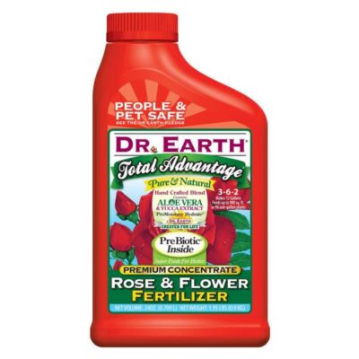 Dr Earth Total Advantage Organic Rose and Flower Liquid Fertilizer Concentrate Garden Plant