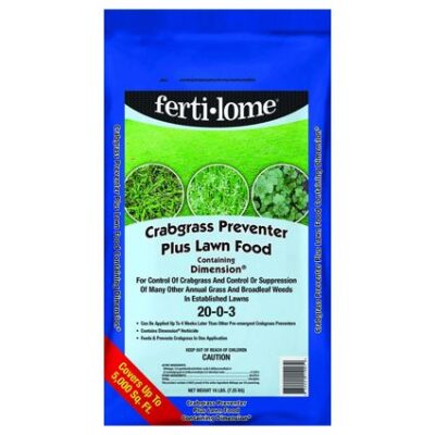 Fertilome Crabgrass Preventer Plus Lawn Food with Dimension Garden Plant