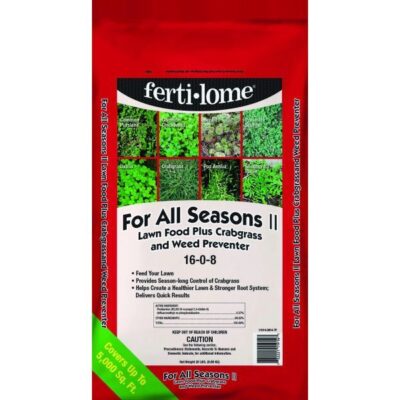 Fertilome For All Seasons II Lawn Food and Weed Preventer 16-0-8 Garden Plant