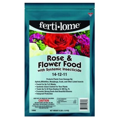 Fertilome Rose and Flower Food with Systemic 14-12-11 Garden Plant