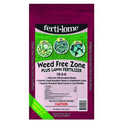 Fertilome Weed Free Zone Plus Lawn Food Garden Plant