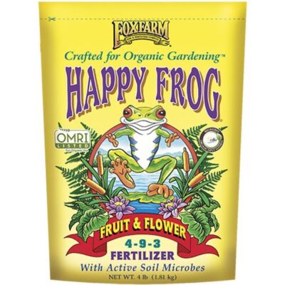 FoxFarm Happy Frog Fruit and Flower Dry Fertilizer Garden Plant