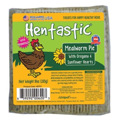 Hentastic Mealworm Pie With Oregano and Sunflower Hearts Garden Plant