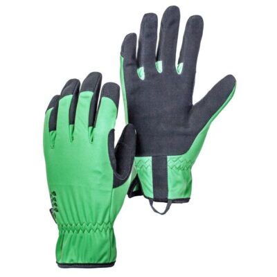 Hestra Green / Black Garden Flora Glove Garden Plant