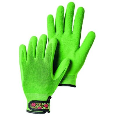 Hestra Green Garden Bamboo Foam Latex Dip Gloves Garden Plant