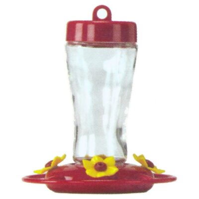 Homestead 12 Ounce Etched Hummingbird Feeder Garden Plant