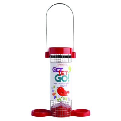 Jacobi Jayne Gsg-P1R Red Get Set Go Peanut Feeder Mesh Garden Plant