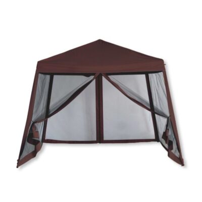 Luxury Pop Up 10x10 Canopy With Screen Sides Garden Plant