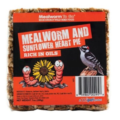 Mealworm To Go Mealworm and Sunflower Heart Pie Garden Plant