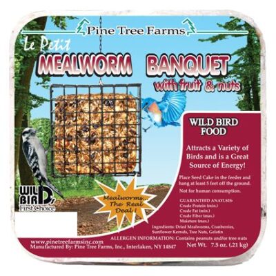 Pine Tree Farms Mealworm Banquet Le Petit Cake 7 5 oz Garden Plant