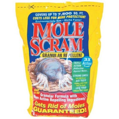 SCRAM Mole Scram Granular Repellent Garden Plant