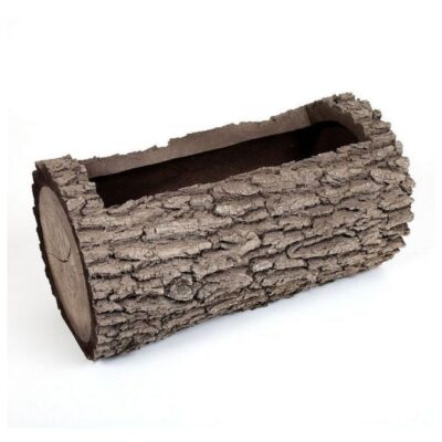 Surreal 11 Inch Oak Bark Horizontal Planter Garden Plant