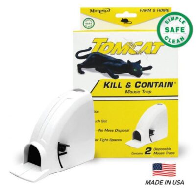 Tomcat Mouse Trap Kill and Contain 2 Pack Garden Plant