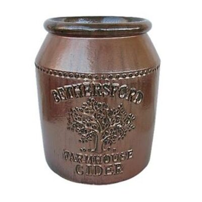 Vintage Pottery Copper Red 11 Inch Cider Jar Planter Garden Plant