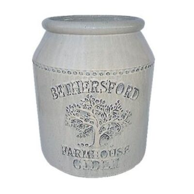 Vintage Pottery Cream 11 Inch Cider Jar Planter Garden Plant