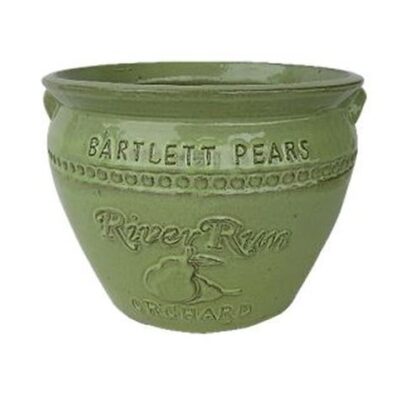 Vintage Pottery Green 11 5 Inch Pear Planter Garden Plant