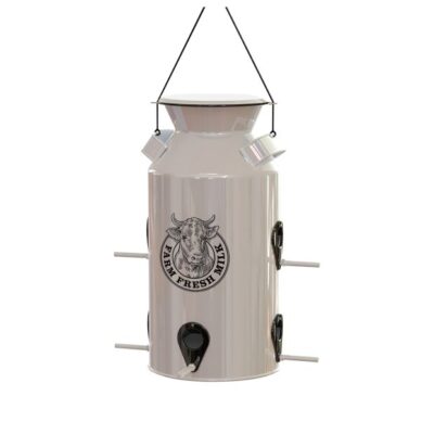 Woodlink Milkhouse Milk Can Seed Feeder Garden Plant