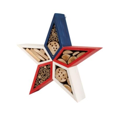 Woodlink Patriotic Red White and Blue Star Insect Shelter Garden Plant