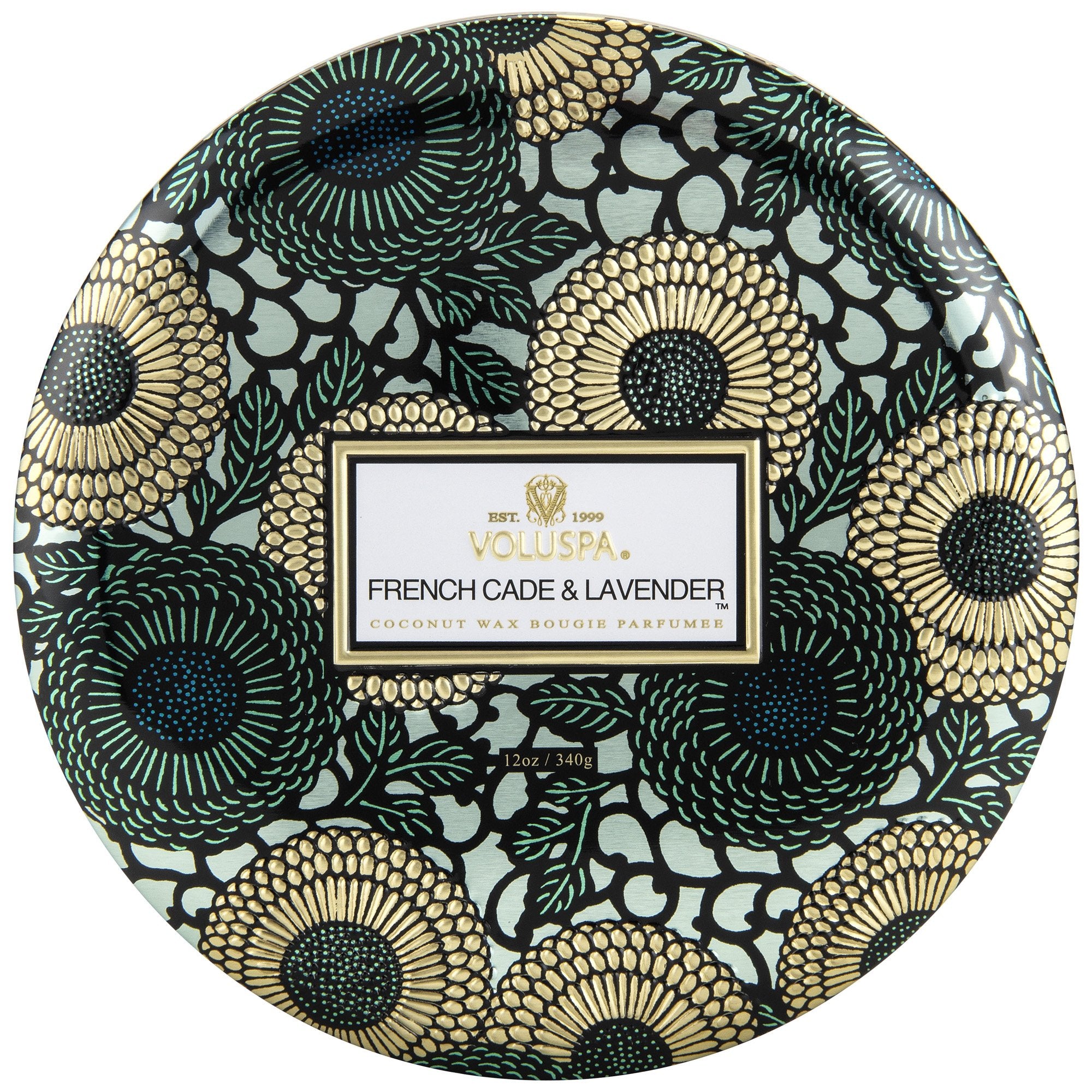 3 Wick Decorative Candle in French Cade Lavender design by Voluspa