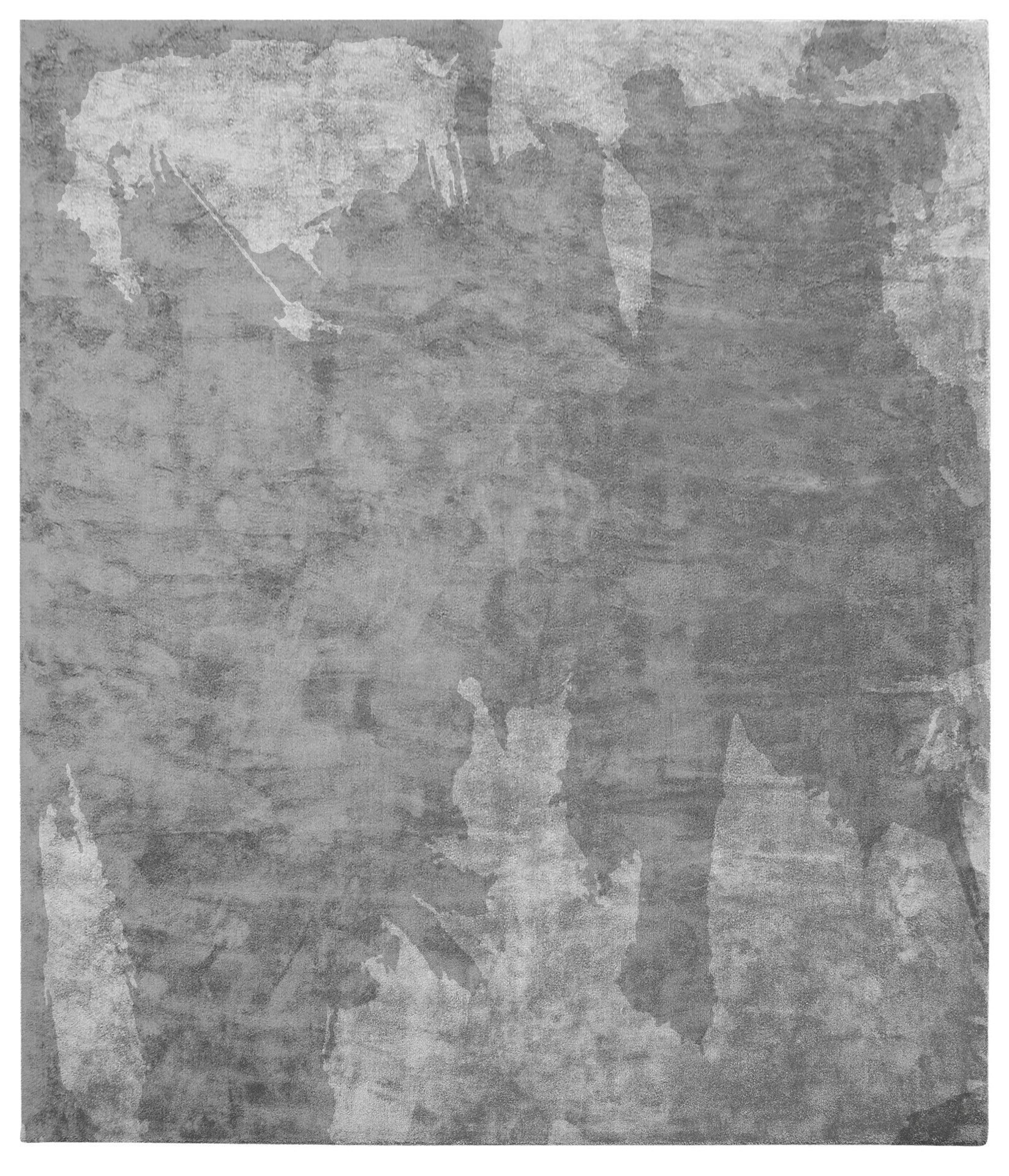 Action Caccia Hand Knotted Rug in Grey design by Second Studio