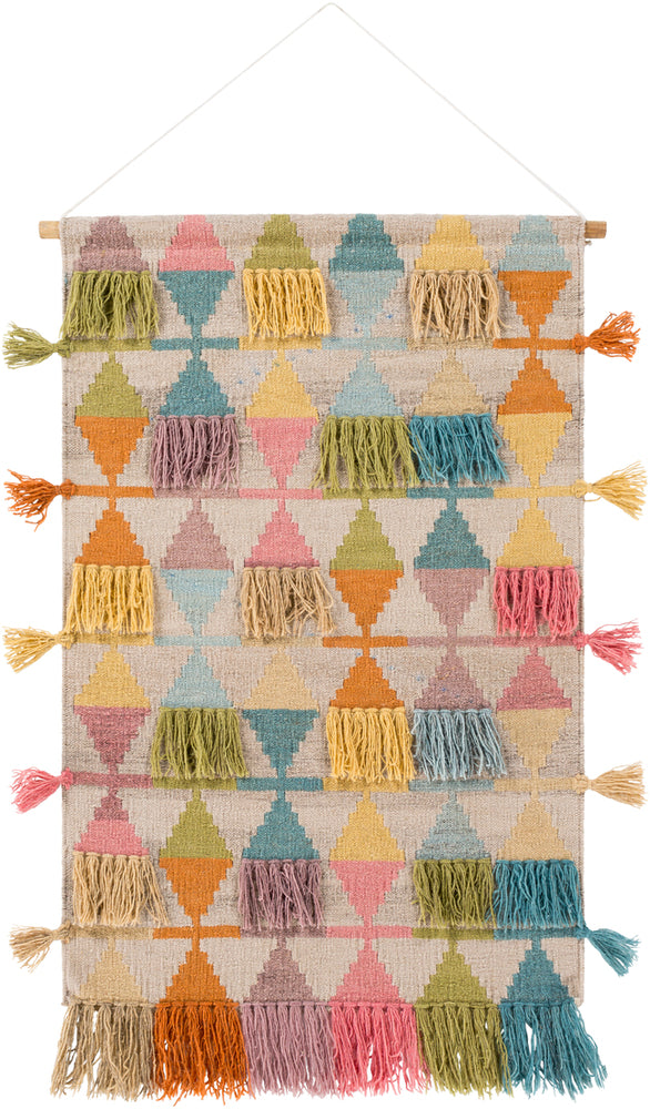 Adia Wall Hanging in Bright Yellow