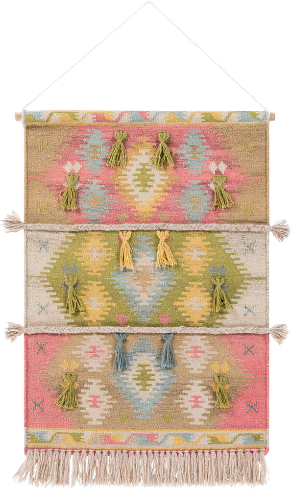 Adia Wall Hanging in Rose