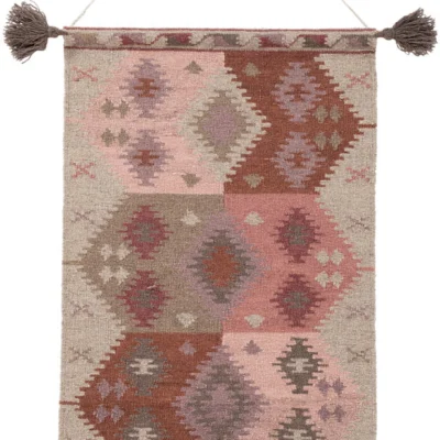 Adia Wall Hanging in Taupe