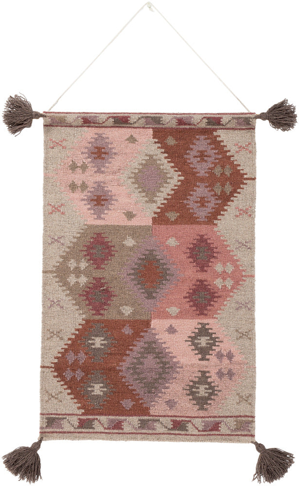 Adia Wall Hanging in Taupe