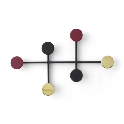 Afteroom Coat Hanger in Black and Brass design by Menu