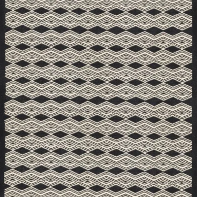 Agostina rug in Black and Cream