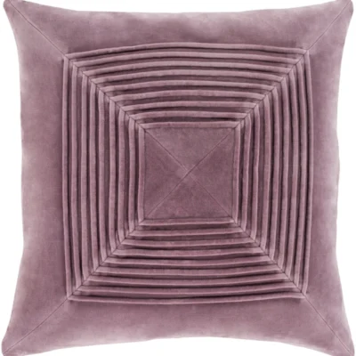 Akira Velvet Pillow in Mauve