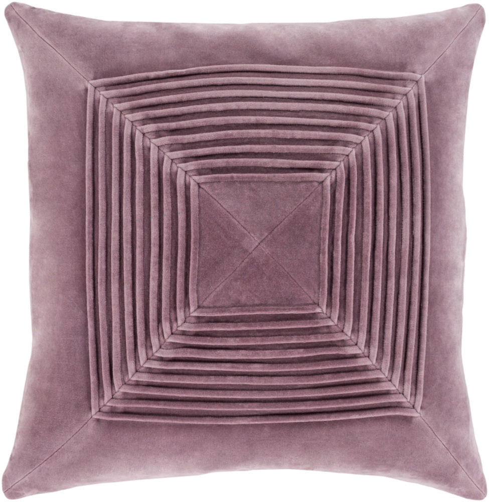 Akira Velvet Pillow in Mauve