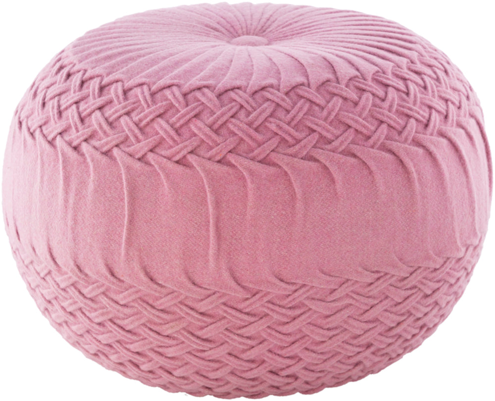 Alana Pouf in Rose