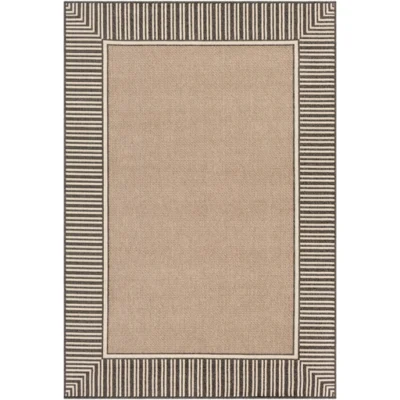 Alfresco Rug in Camel and Black