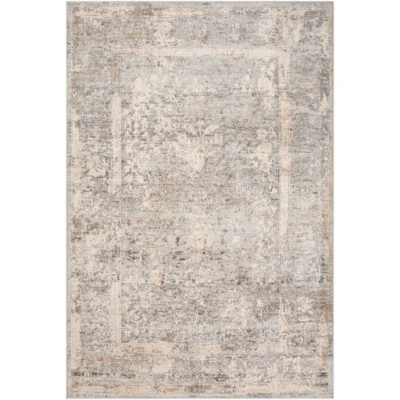 Alpine Rug in Light Gray and Ivory