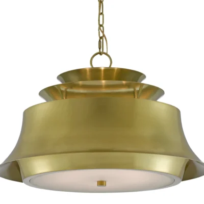 Altson Brass Pendant by Currey and Company