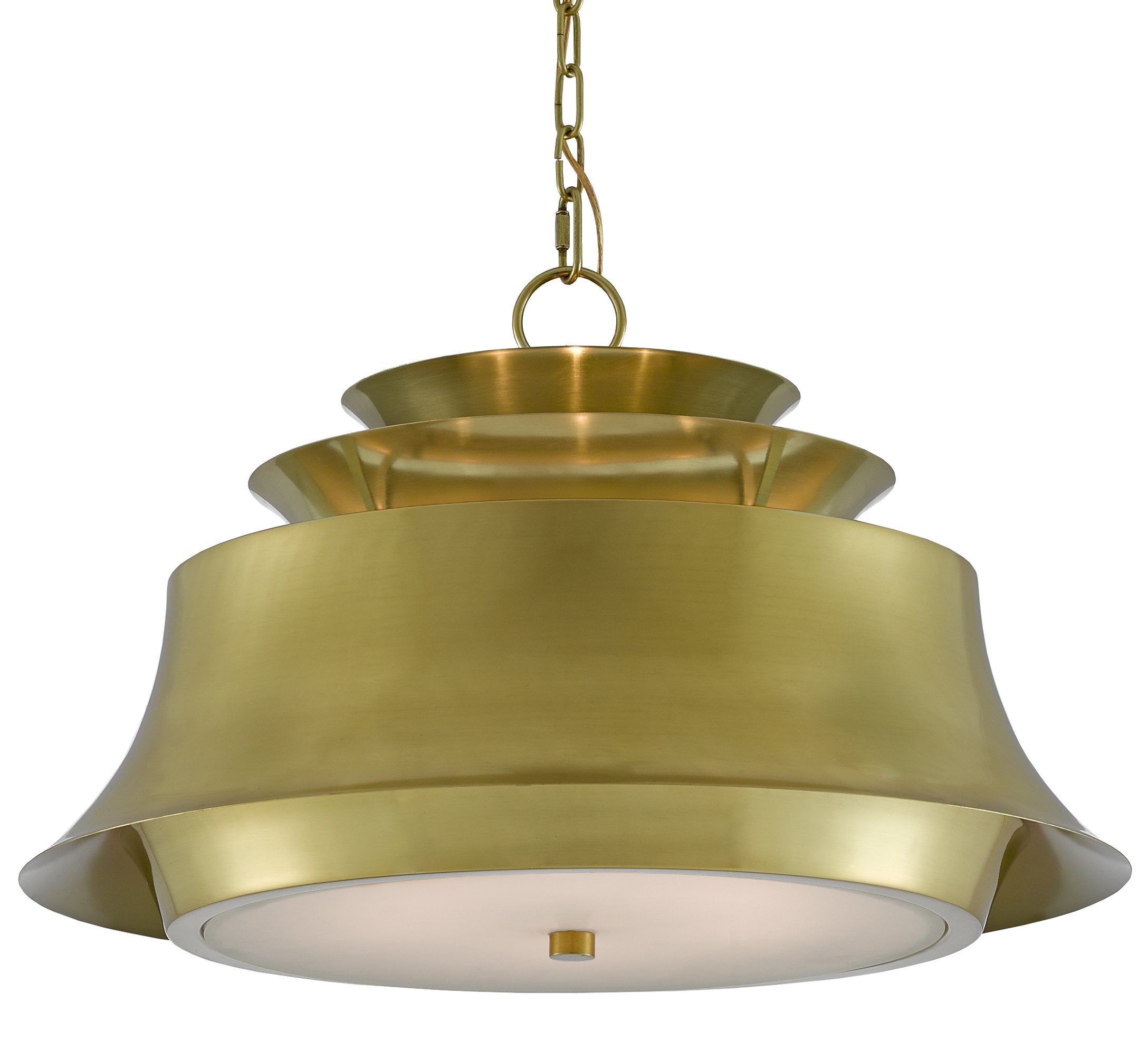 Altson Brass Pendant by Currey and Company