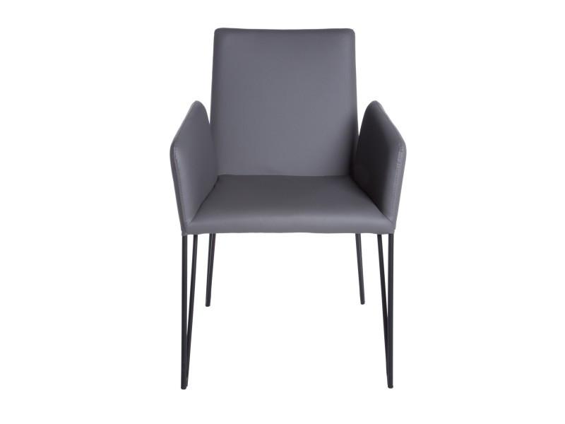 Amir Arm Chair in Dark Grey design by Euro Style