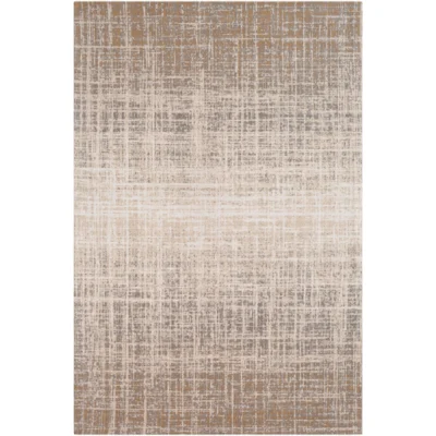 Amsterdam Rug in Medium Gray and Khaki